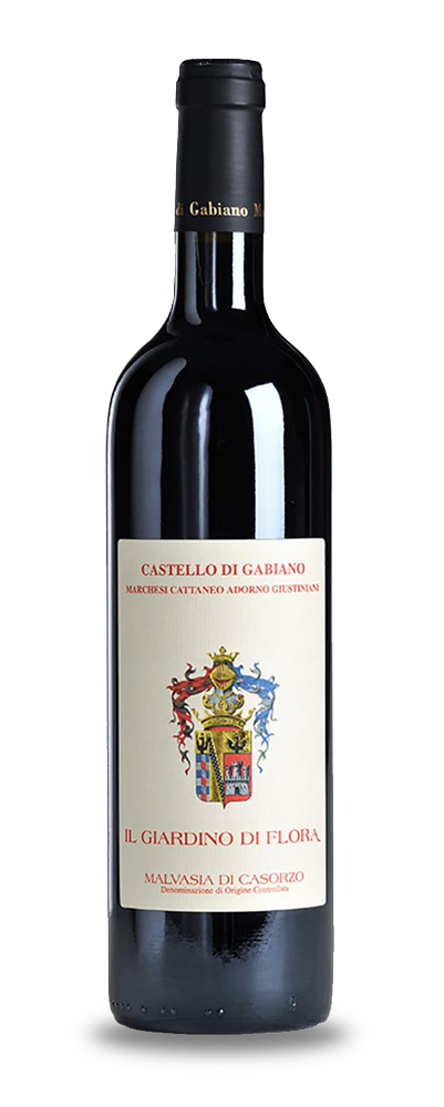 Bottle of Il Giardino di Flora wine, Malvasia di Casorzo DOC