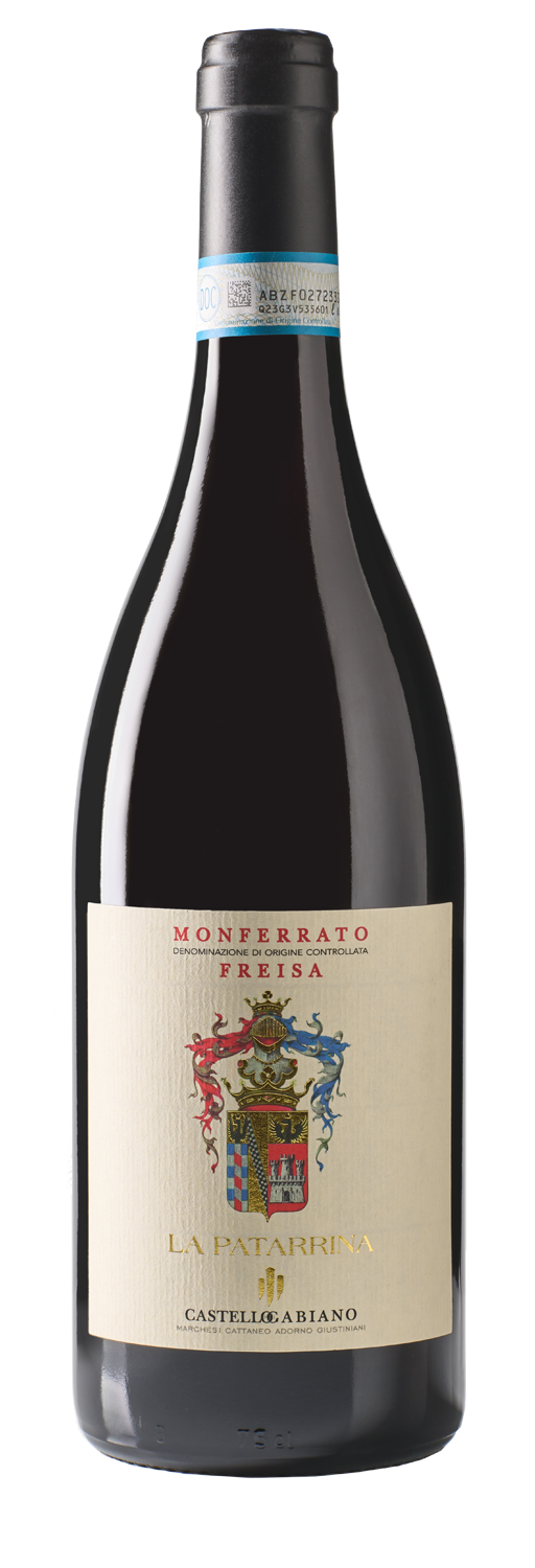 Bottiglia di vino La Patarrina Monferrato Freisa DOC